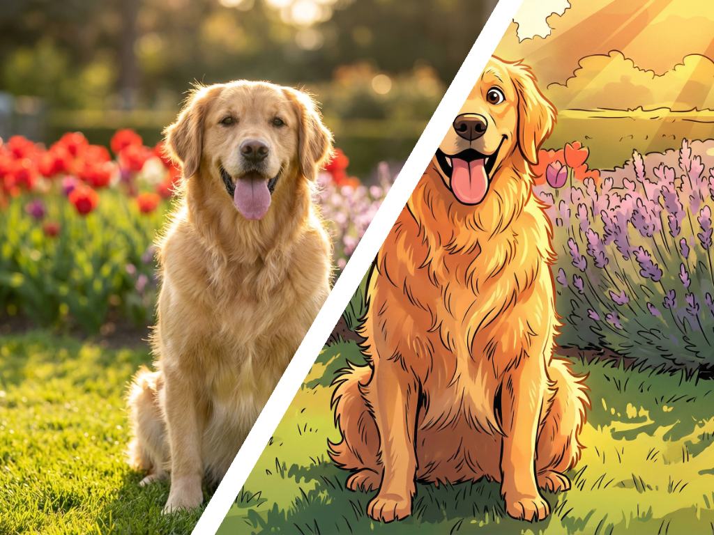 Same subject in illustration style by Nano Banana Pro