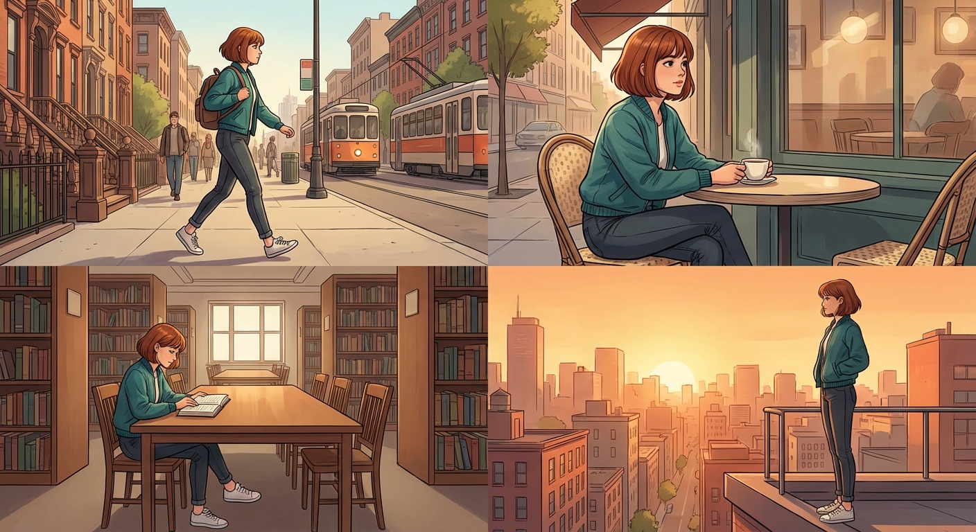 AI-generated character illustration with consistent style by Nano Banana 2