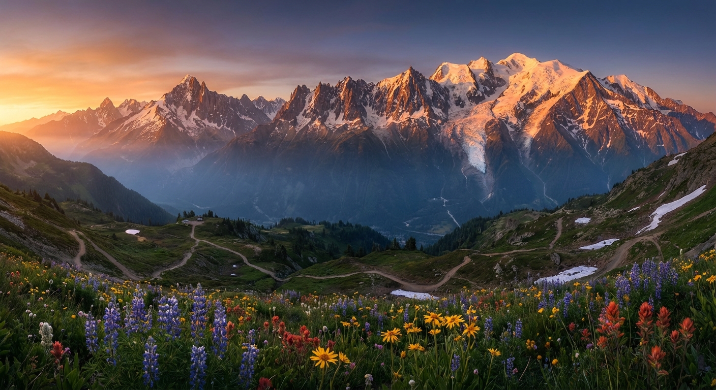 AI-generated ultra-wide panoramic landscape by Nano Banana 2