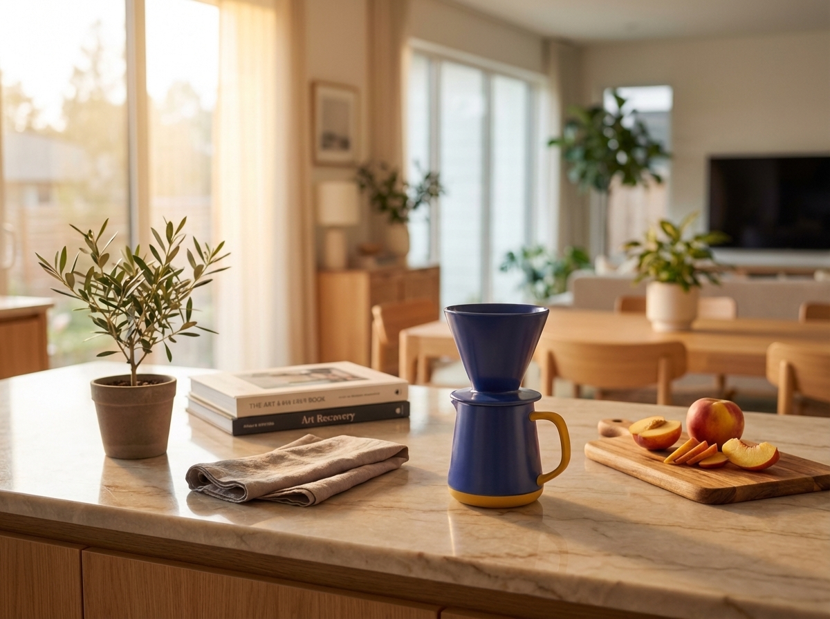 AI-generated lifestyle product photo in modern home setting