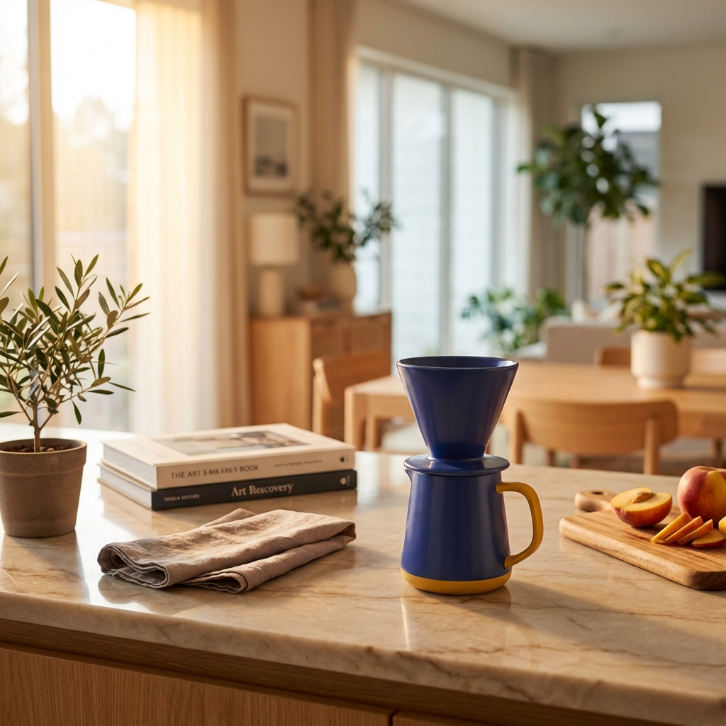 AI-generated lifestyle product photo in modern home setting