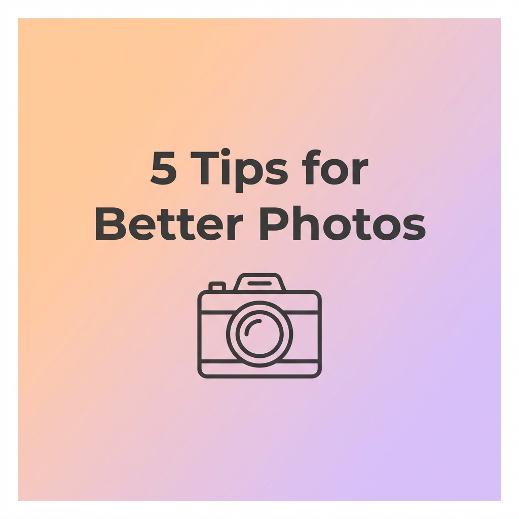 AI-generated Instagram carousel slide with gradient background and bold text