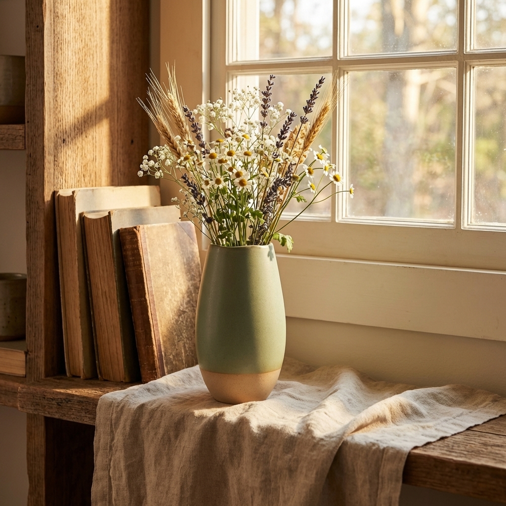 After Magnolia warm narrative aesthetic — Shopify lifestyle product photography generated with Nano Banana Pro ai prompts